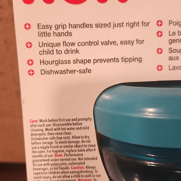 Leak-Proof Blue Sippy Cup - Picture 3 of 7